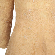 Powder • Exquisite lace high low dress