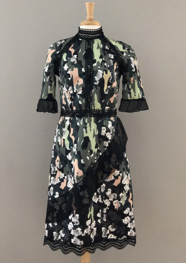 RR • Camo Print Designer dress