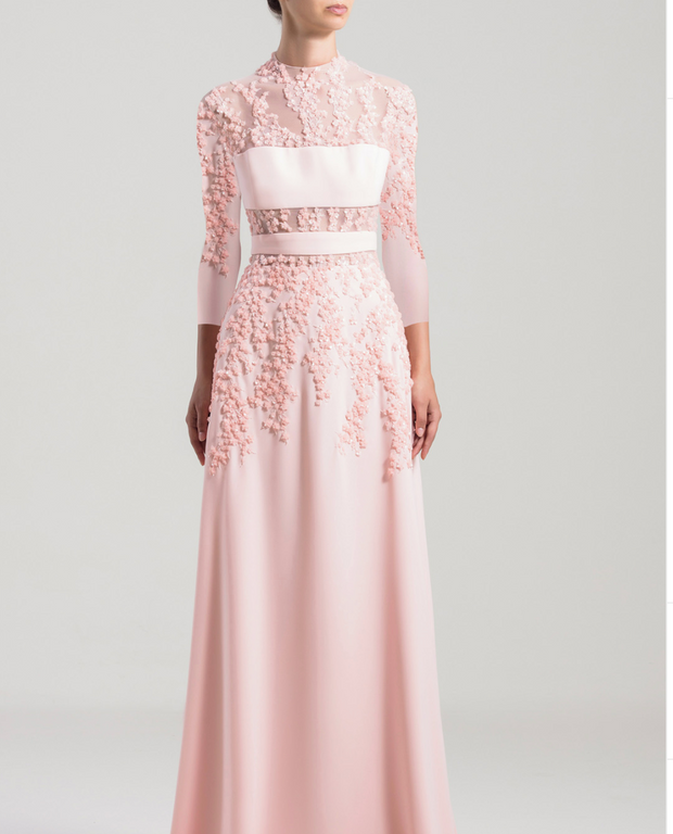 Saiid Kobeisy Pink gown Powder Couture Saiid Kobeisy Pink gown Powder Couture