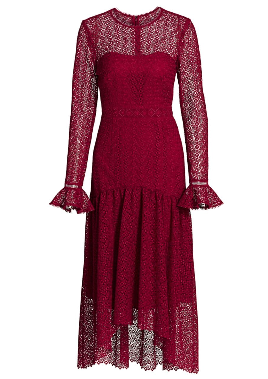 chinese dress ladies Elegant Return Someday Woven Lace Midi Dress main image 1